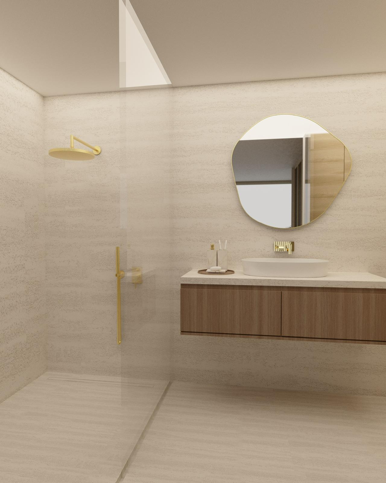 Projet Saint-Légier — douche et salle de bain