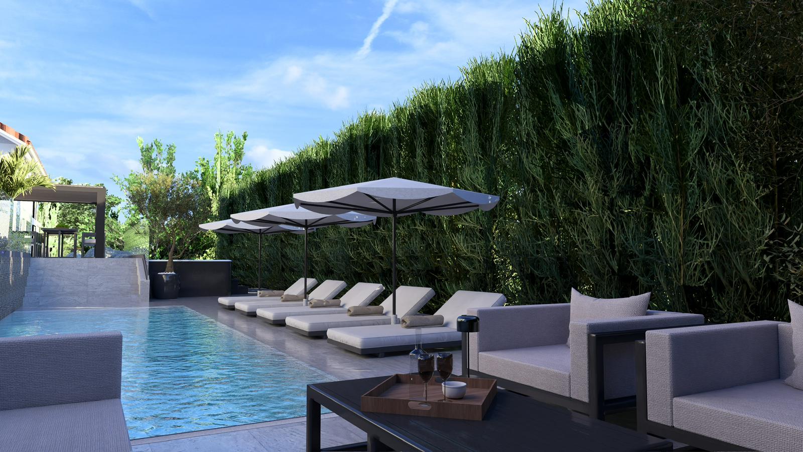 Projet Saint-Légier — piscine extérieure